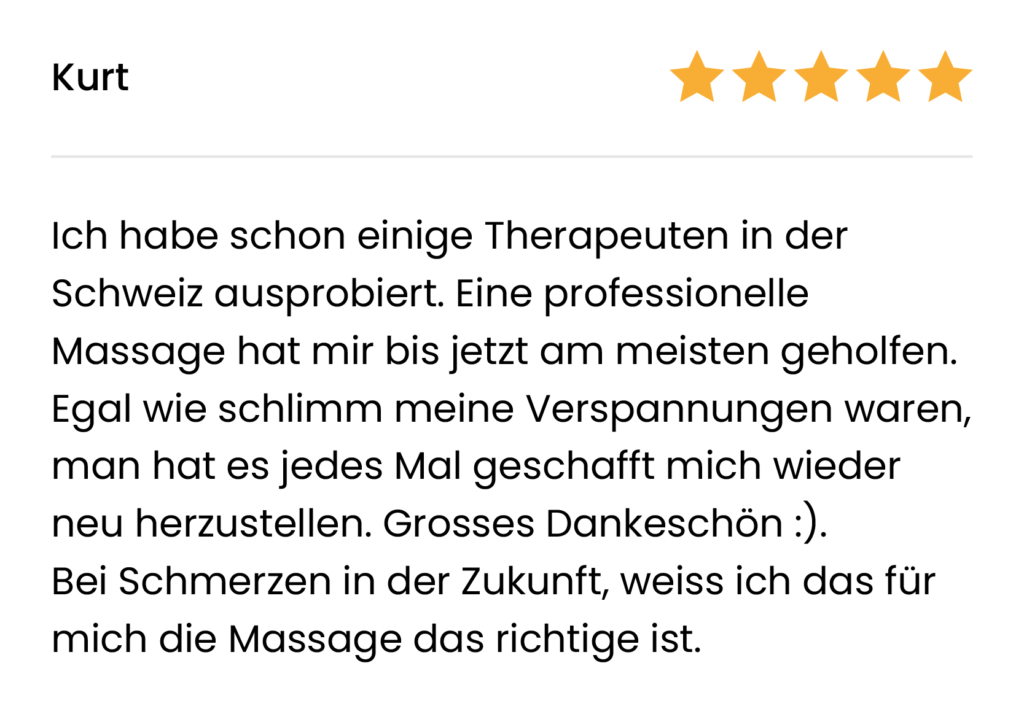 Massage Zofingen Massage Zentrum Zofingen